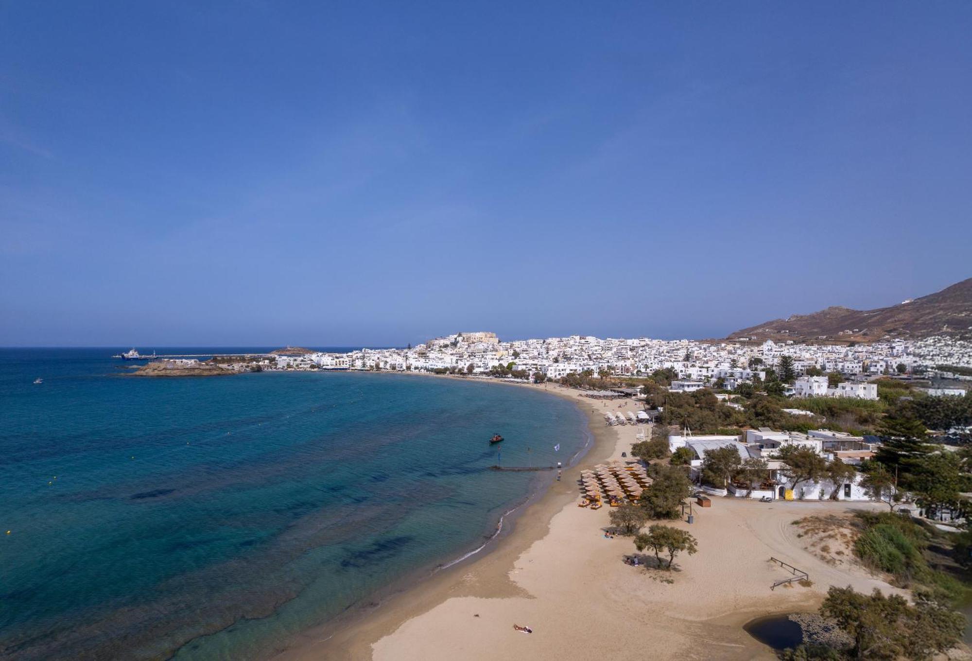 Flisvos Beach Apartments Naxos City ภายนอก รูปภาพ